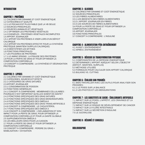 GUIDE FORMATIF SUR LA NUTRITION